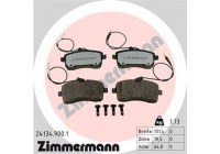 Bromsbeläggssats, skivbroms rd:z 24134.900.1 Zimmermann