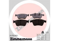 Bromsbeläggssats, skivbroms rd:z 24176.910.1 Zimmermann