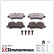 Bromsbeläggssats, skivbroms rd:z 24192.975.1 Zimmermann, miniatyr 2