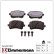 Bromsbeläggssats, skivbroms rd:z 24483.970.1 Zimmermann, miniatyr 2