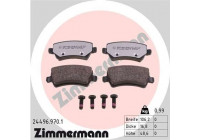 Bromsbeläggssats, skivbroms rd:z 24496.970.1 Zimmermann