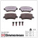 Bromsbeläggssats, skivbroms rd:z 24496.970.1 Zimmermann, miniatyr 2