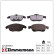Bromsbeläggssats, skivbroms rd:z 24538.985.1 Zimmermann, miniatyr 2