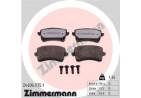 Bromsbeläggssats, skivbroms rd:z 24606.975.1 Zimmermann