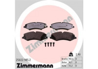 Bromsbeläggssats, skivbroms rd:z 25022.985.2 Zimmermann