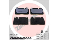 Bromsbeläggssats, skivbroms rd:z 25643.970.1 Zimmermann