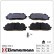 Bromsbeläggssats, skivbroms rd:z 25861.970.2 Zimmermann, miniatyr 2