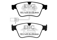 Bromsbeläggssats Yellowstuff DP42317R EBC