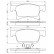 Bromsbeläggsset BP1997 Bosch, miniatyr 8