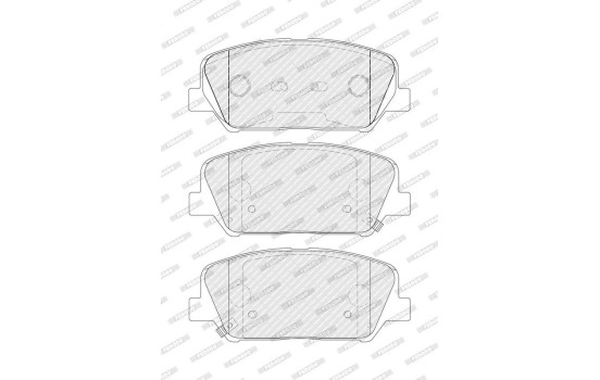 Bromsbeläggsset FDB4984 Ferodo, bild 2