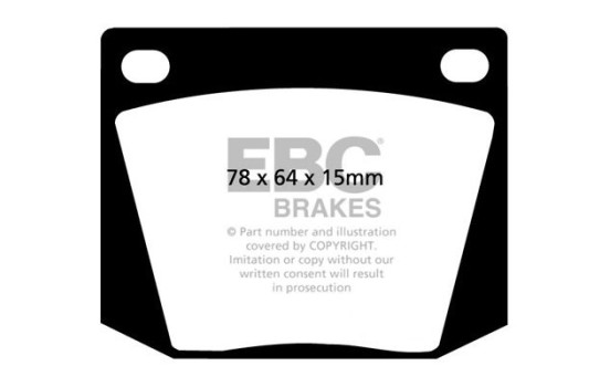 EBC Bluestuff bromsbeläggssats DP5169NDX, bild 2