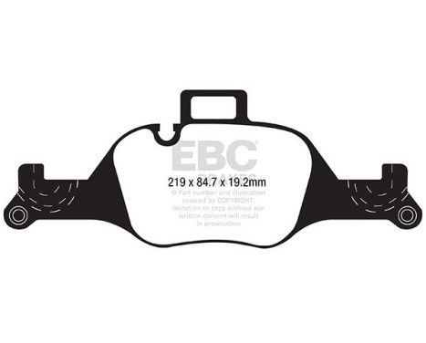 EBC Bluestuff bromsbeläggssats DP52289NDX