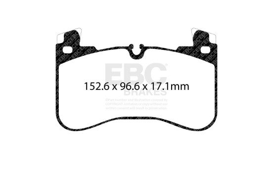 EBC Greenstuff bromsbeläggssats DP62401, bild 3