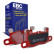 EBC Redstuff bromsbelägg DP32371C, miniatyr 3