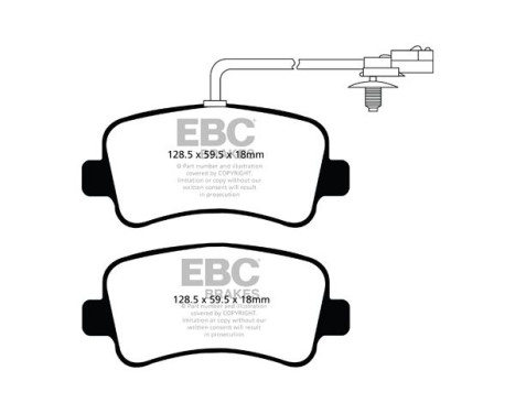 EBC Yellowstuff bromsbeläggssats DP42084R