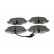 Högpresterande bromsbeläggssats 07.B314.93 Brembo, miniatyr 2
