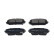 Kavo delar Delar Bromsbelägg KBP-10087 Kavo parts