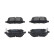 Kavo delar Delar Bromsbelägg KBP-10095 Kavo parts