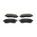 Kavo delar Delar Bromsbelägg KBP-10107 Kavo parts