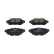 Kavo delar Delar Bromsbelägg KBP-9162 Kavo parts