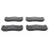 Keramiska bromsbelägg i set 13.0470-4848.2 ATE, miniatyr 2