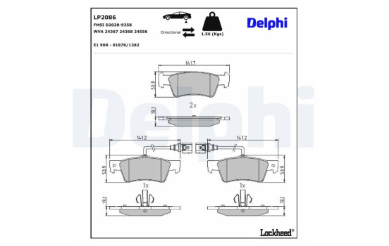 VÄNNENS PLAKETTSPEL LP2086 Delphi