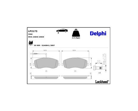 VÄNNENS PLAKETTSPEL LP2173 Delphi