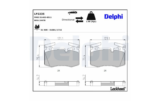 VÄNNENS PLAKETTSPEL LP2235 Delphi