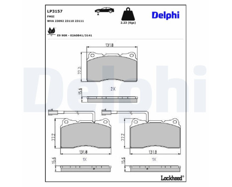VÄNNENS PLAKETTSPEL LP3157 Delphi