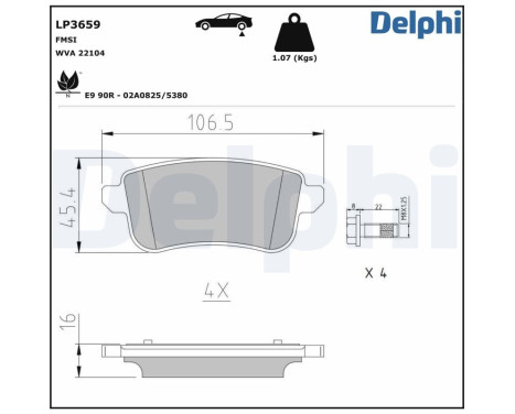 VÄNNENS PLAKETTSPEL LP3659 Delphi