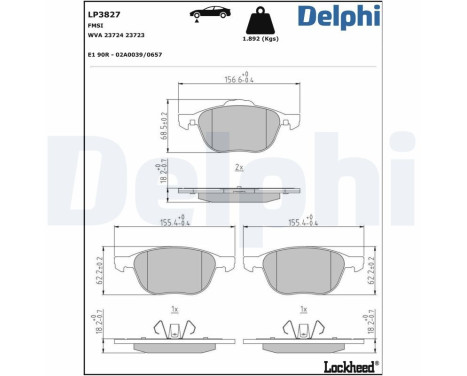 VÄNNENS PLAKETTSPEL LP3827 Delphi