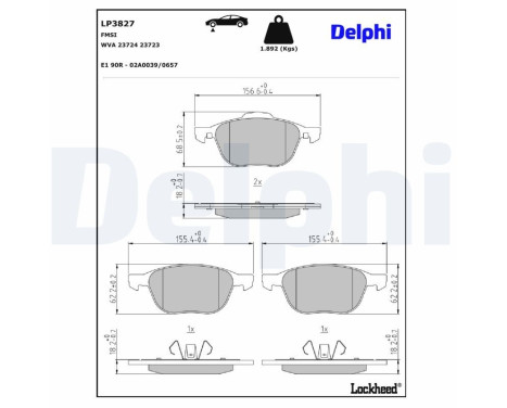 VÄNNENS PLAKETTSPEL LP3827 Delphi