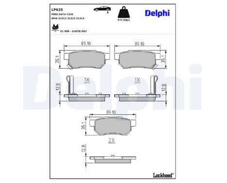 VÄNNENS PLAKETTSPEL LP625 Delphi