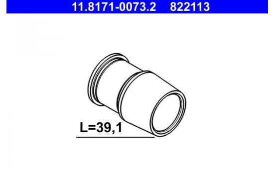 Styrhylsa, bromsok 11.8171-0073.2 ATE