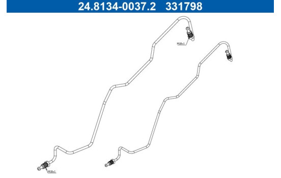 Bromsledning