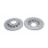 Belagd bromsskiva BR-10075-C Kavo parts