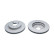 Belagd bromsskiva BR-10104-C Kavo parts