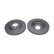 Belagd bromsskiva BR-10126-C Kavo parts