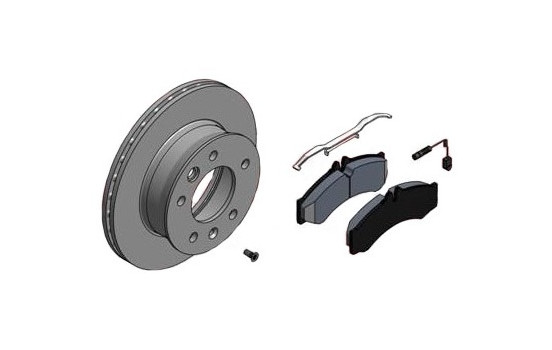 Bromssats, skivbroms 640.4300.00 Zimmermann