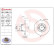 Bromsskiva 08.1509.10 Brembo, miniatyr 3