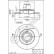 Bromsskiva 08.5213.10 Brembo, miniatyr 2