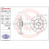 Bromsskiva 08.9512.75 Brembo, miniatyr 2