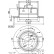 Bromsskiva 08.9556.10 Brembo, miniatyr 2