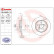 Bromsskiva 08.B493.10 Brembo, miniatyr 2