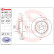 Bromsskiva 08.B601.10 Brembo, miniatyr 2