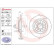 Bromsskiva 08.F206.11 Brembo, miniatyr 2
