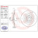 Bromsskiva 08.N410.11 Brembo, miniatyr 2