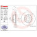 Bromsskiva 09.A235.20 Brembo, miniatyr 2