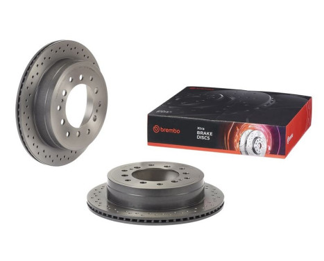 Bromsskiva 09.A334.2X Brembo, bild 2