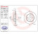 Bromsskiva 09.B523.10 Brembo, miniatyr 3